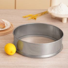 Flour Sieve Fine Mesh Stainless Steel 10 Mesh Flour Sifter For Baking Cake