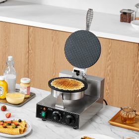 Electric Ice Cream Cone Maker Commercial Waffle Cone Egg Roll 1230W