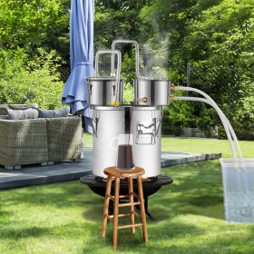 Moonshine Still Water Alcohol Distiller 13.2Gal W/Thumper Keg & Water Pump