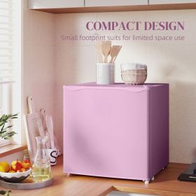 1.1 Cu.Ft Countertop Mini Freezer, Compact Upright Freezer With Removable Shelves