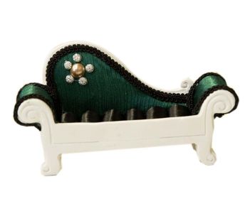 Retro Green Sofa Jewelry Organizer Display Stand for Rings Bracelet Necklace Earrings