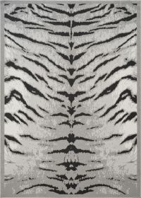 Hide GC_CHD1005 Gray 5 ft. 3 in. x 7 ft. Area Rug
