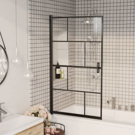 Shower Enclosure ESG 31.5"x55.1" Black