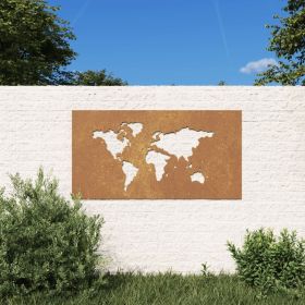 Garden Wall Decoration Starts as normal metal color, Rusts over time