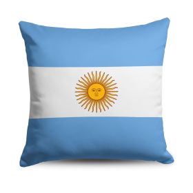Argentina Flag Throw Pillow 18x18 inches