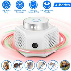 360�� Ultrasonic Rodent Chaser Electronic Plug-in Mouse Control for Indoor Use Rodent Deterrent with Ultrasonic Sound