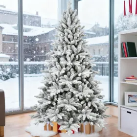 7ft Flocked Christmas Tree