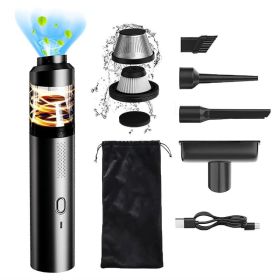 Brushless Car Vacuum Cleaner, 15000Pa, Cordless, 2 Speeds, Type-C Fast Charging, Handheld Car Home Portable Handheld Vacuum Cleaner (Option: Default)