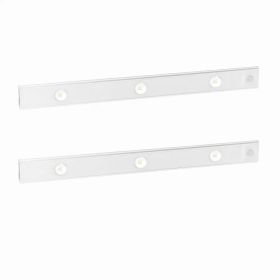 2Pack Rechargeable Cabinet Light Motion Sensor Light Cordless LED Closet Lamp 3 Colors Dimmable Light for Kitchen Cabinet (Option: 40CM-Silver)
